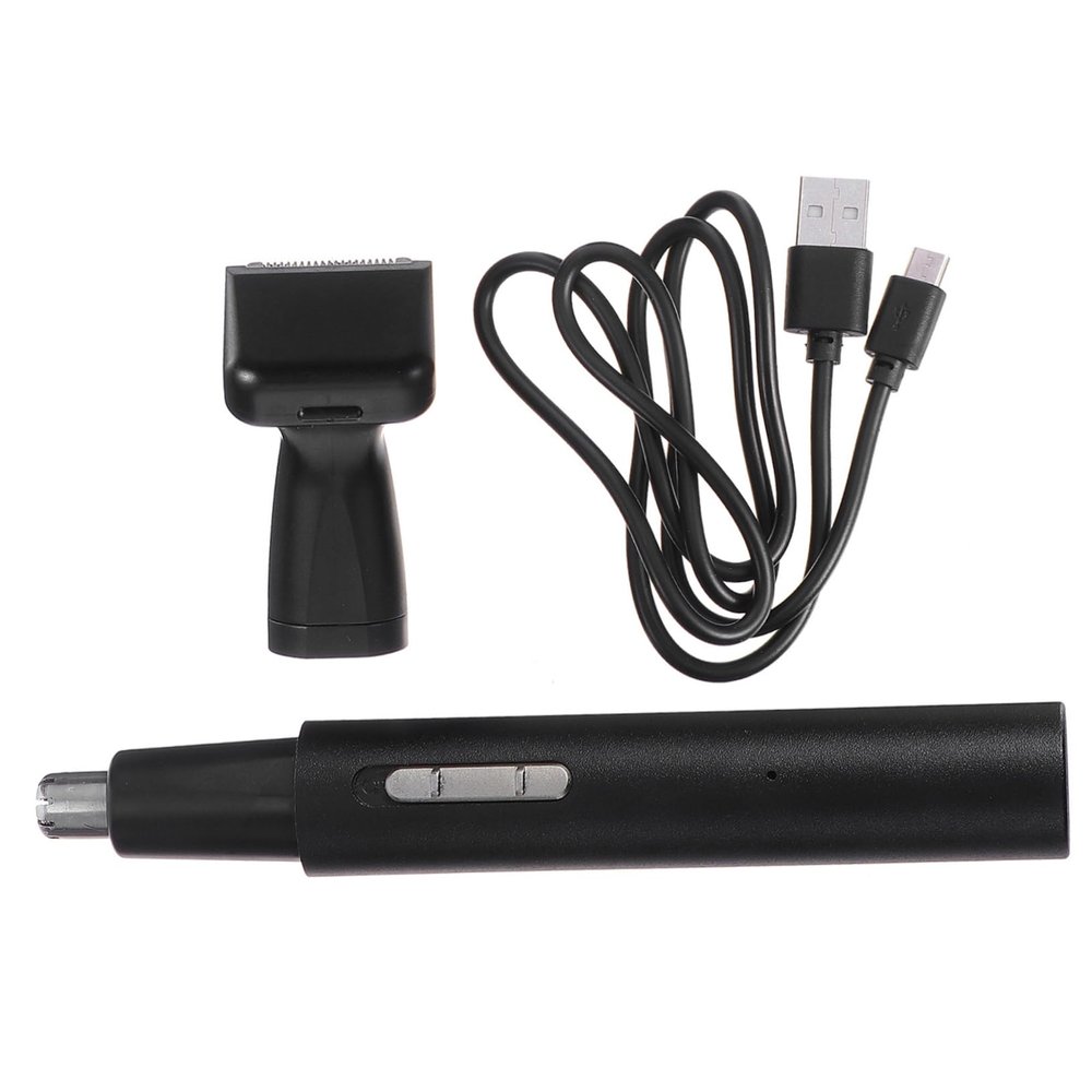 BAZEITFLOW Nose Hair Clipper Construction Pain Double-Edged Blade Travel-Friendly Nasal Hair Gadget
