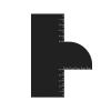 1/2Pcs Enhancement Card for Barbers, PVC Material Men Hair Styling Template, Hairline Shaping Tool with Measurement Indicator, Men Hairstyle Beard Lineup Tool, Barber Accessories 1pc view 2