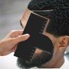 1/2Pcs Enhancement Card for Barbers, PVC Material Men Hair Styling Template, Hairline Shaping Tool with Measurement Indicator, Men Hairstyle Beard Lineup Tool, Barber Accessories 2pcs view 1
