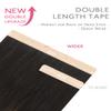 WENNALIFE 3.15 inch Wide Tape in Hair Extensions Human Hair, Tape in Weft view 4