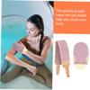 PartyKindom 2pcs Long Bath Towel Set Body Brush Exfoliating Back Scrubber for Bath Supply view 2