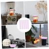 Garneck 100pcs Wax Melt Liner Trays Leak Electric Wax Warmers for DIY Candle Lovers view 3
