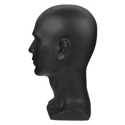 PLAFOPE Mannequin Male Head Display Holder for Wigs Hats Glasses for Cosmetology Practice Durable Reusable Stand for Styling Storage