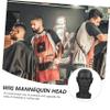 PLAFOPE Mannequin Male Head Display Holder for Wigs Hats Glasses for Cosmetology Practice Durable Reusable Stand for Styling Storage view 3