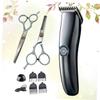 Beatifufu 1set USB Rechargeable Haircutting Kit Hairdressing Scissors and Hairdressing Apron Professional Hair Clipper for Personal and Salon Use view 3