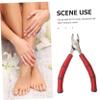 Beaupretty Nail Cuticle Nipper for Men Portable Lightweight Toe Nail Clippers Nonslip Design for Travel Home Use view 2