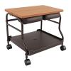 AreMOLO Foot Trolley,Indoor Foot Chair Trolley Pedicure Footrest Stool Cart with Swivel Casters,Portable Foot Rest Cart Stand for Salon Nail Foot Bath Spa,19.69 * 16.54 * 18.5Inch,Capacity 39.7lbs view 3