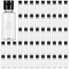 100 PCS 1OZ Travel Bottles with Flip Cap - 30 ml Clear Plastic Travel Size Containers, Portable Leak Proof Squeeze Bottles Refillable Empty Cosmetic Containers for Liquid Shampoo Lotion, Black view 1