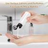 100 PCS 1OZ Travel Bottles with Flip Cap - 30 ml Clear Plastic Travel Size Containers, Portable Leak Proof Squeeze Bottles Refillable Empty Cosmetic Containers for Liquid Shampoo Lotion, Black view 3
