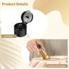 100 PCS 1OZ Travel Bottles with Flip Cap - 30 ml Clear Plastic Travel Size Containers, Portable Leak Proof Squeeze Bottles Refillable Empty Cosmetic Containers for Liquid Shampoo Lotion, Black view 4