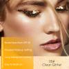 Mineral Powder Sunscreen Setting Makeup - SPF 35 Brush On Sunscreen for Face & Scalp & Hair, Natural Glow Loose Finishing Powder, Oil Control Lightweight Breathable (#05 Clear Glitter) view 2