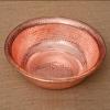 Portable Copper Foot Soak Bowl, Hand-Hammered Design - for Pedicures, Camping, and Relaxation - 40cm Size, Sturdy Fire Bowl for Outdoor Use view 2