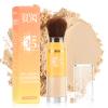 Mineral Powder Sunscreen Setting Makeup - SPF 35 Brush On Sunscreen for Face & Scalp & Hair, Natural Matte Loose Finishing Powder, Oil Control Lightweight Breathable (#03 Light) view 1