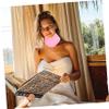 Alipis Neck Hydrating Treatment Moisturizing Neck Mask Essential Oils Reduces Wrinkles and Comfortable Skin Types view 2