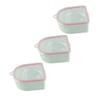 3 Piece Acrylic Manicure Soak Bowl Set for Nail Removal view 1