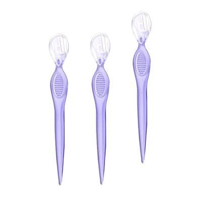 Beaupretty 3pcs Eyebrow Razors for Women Eyebrow Grooming Kit Brow Trimmer Facial Blade Beauty Tools Travel