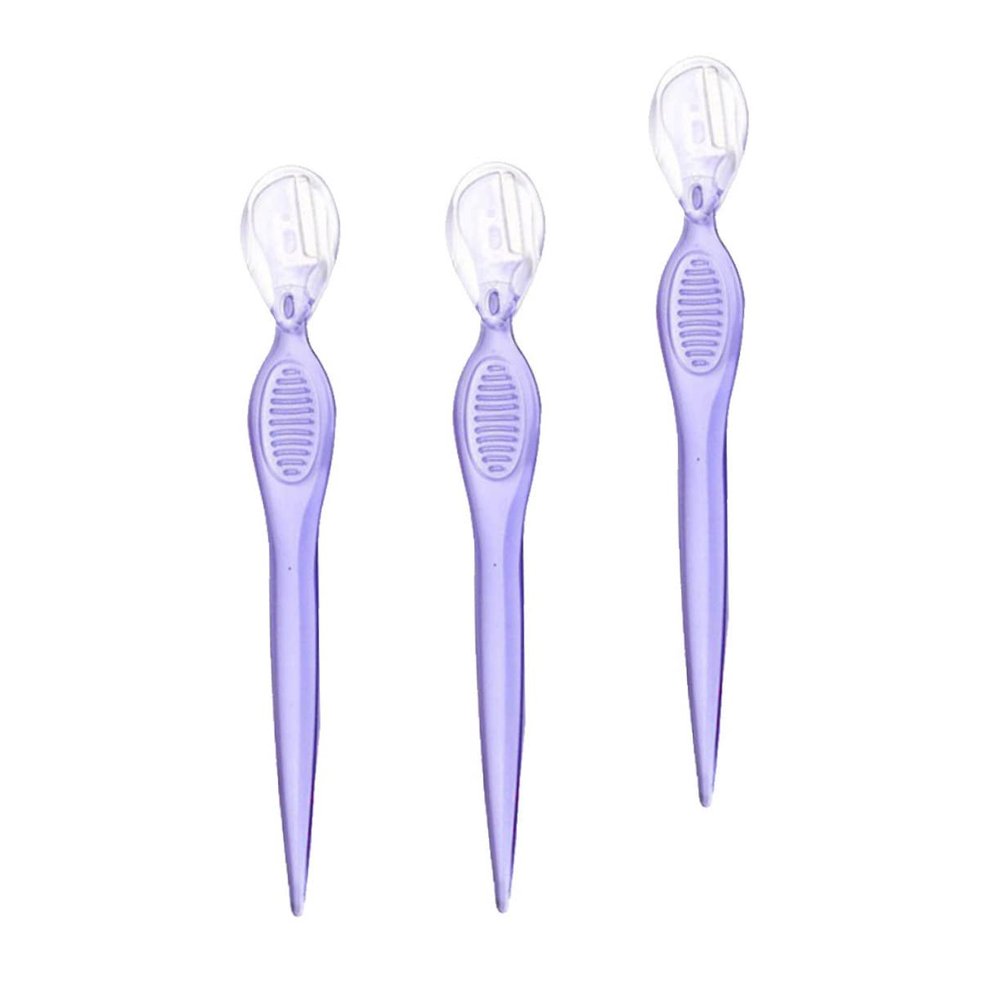 Beaupretty 3pcs Eyebrow Razors for Women Eyebrow Grooming Kit Brow Trimmer Facial Blade Beauty Tools Travel