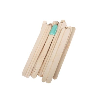 Beaupretty 150pcs Brow Waxing Sticks Wooden Hair Removal Stick Applicators Professional Wax Applicator for Salon Home Use