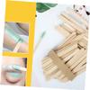 Beaupretty 150pcs Brow Waxing Sticks Wooden Hair Removal Stick Applicators Professional Wax Applicator for Salon Home Use view 2