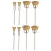 Homoyoyo 8pcs Nail Drill Bit Cleaner Polishing Brush for Manicure Professional Grade Wire Brush for Nail Drill Bits Suitable for Salons Home Use Ergonomic Design for Easy Cleaning view 1