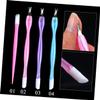 Beaupretty 15pcs Cuticle Pusher Set Dead Skin Remover and Callus Fork with Anti-Slip Design for Professional and Home Manicure Use Random Colors view 4