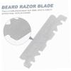 Beaupretty 100pcs Stainless Steel Safety Razor Blades for Women Eyebrow Razor Compatible Sensitive Skin Shaving Barber Face Cutter Men view 4