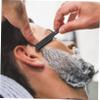 Ipetboom Wooden Handle Chic Straight Barber Steel Razors Mens Razor Manual Shaving for Beard Sideburns Fine Hair view 2