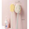 Adult Long Handle Double-Sided Bath Brush Bath rubbing Back Enlarged Bath Flower rubbing Bath Brush (2 Pieces) view 2