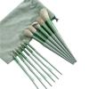 13 PCS Professional Makeup Brushes Set for Eye Shadow, Foundation, Blush - Soft Cosmetic Tools with Bag for Women(Green with bag) view 1