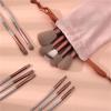 13 PCS Professional Makeup Brushes Set for Eye Shadow, Foundation, Blush - Soft Cosmetic Tools with Bag for Women(Green with bag) view 4
