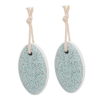 Homoyoyo 2pcs Volcanic Stone Grinders Callus Shaver for Feet Foot Grinder Pedicure Accessory
