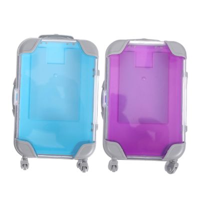 BESTYASH 2pcs Mini Eyelash Storage Case Compact Travel Lash Organizer with Telescopic Handle Generous Storage for False Eyelashes for Weddings and Showers