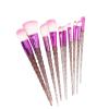 10pcs Makeup Brushes Set with Diamond Crystal Handle - Blending, Foundation, Powder, Eyeshadow & Eyebrow Brushes for Flawless Beauty Application(Pink) view 3