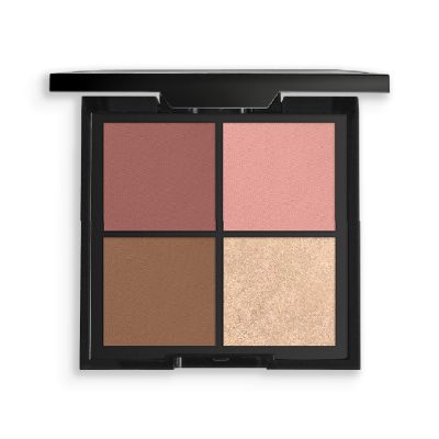 Zermat Blush Palette, Highlight your features with the new blush palette that adapts to your skin tone and brightens your face, thanks to the included highlighter. 0.17 Oz.