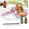 PET Pump Dispenser Bottles for Liquid Storage 500ml 2 Pack view 4