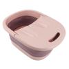 aqxreight Foldable Foot Bath Basin with Acupoint PP Silicone Foot Soaking Bucket for Soaking Feet Yellow Foldable Bath BasinFoot BucketCollapsible Soak TubCollapsible (Red) view 4