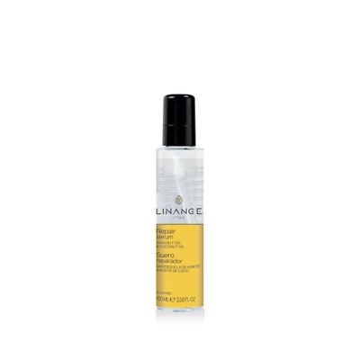 LINANGE Repair Serum with Shea Butter and Coconut Oil  Frizz Control, Split End Repair & Shine Enhancer, 3.38 oz