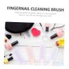 SKISUNO 15pcs Ergonomic Nail Cleaning Brush for Manicure and Pedicure Portable Dust Brush for Fingernails and Toenails for Home Use and Professional Salons view 3