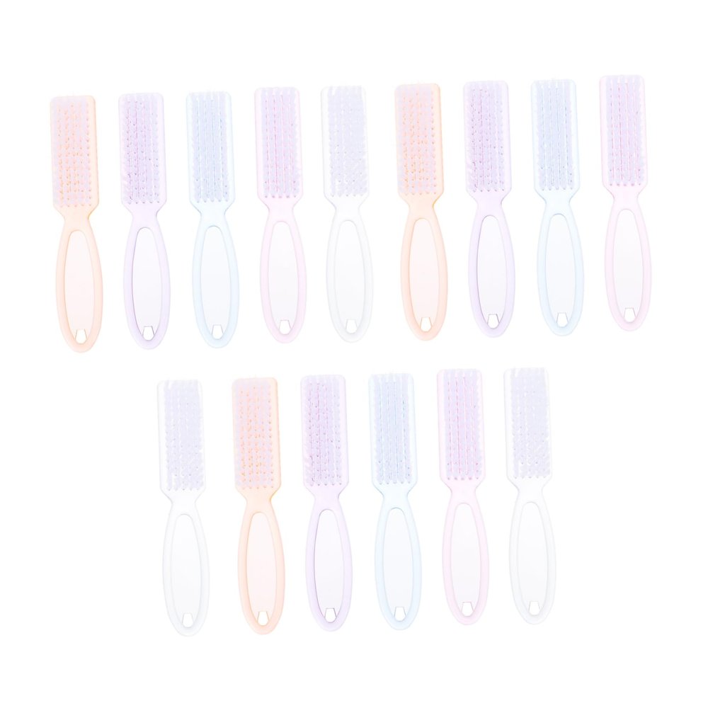 GALPADA 15pcs De Kit Nail Art Brush Set Nail Cleaning Tool Manicure Brush for Material