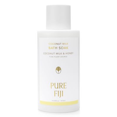 Pure Fiji Coconut Milk Bath Soak, Coconut Milk & Honey (14oz/415ml)