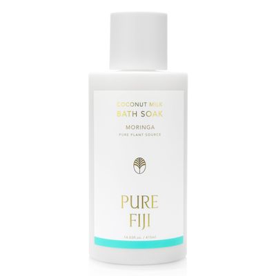 Pure Fiji Coconut Milk Bath Soak, Moringa (14oz/415ml)