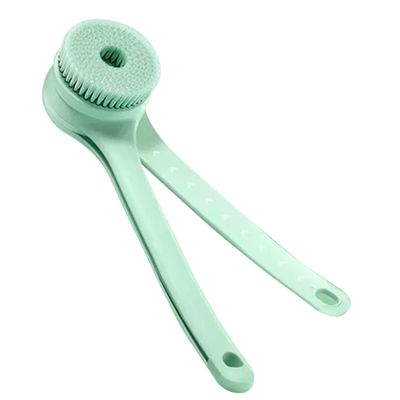 BrylaneHome Igia Derma Sonic Dual-Handle Dermabrasion Brush - Green