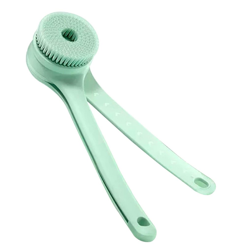 BrylaneHome Igia Derma Sonic Dual-Handle Dermabrasion Brush - Green