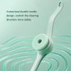BrylaneHome Igia Derma Sonic Dual-Handle Dermabrasion Brush - Green view 3