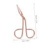 Anneome 2pcs Stainless Steel Eyebrow Tweezers Scissor Handle Lash Tweezers for Women Beauty Accessories view 2