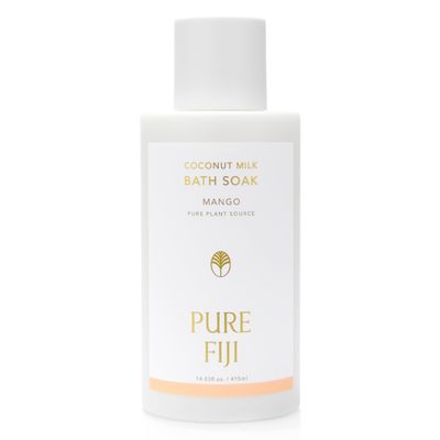Pure Fiji Coconut Milk Bath Soak, Mango (14oz/415ml)