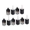 Healvian 5pcs Square Uv Black Gradient Lip Gloss Tubes Refillable Containers for Lip Oil Gloss Washable Reusable for Makeup Samples and Travel view 1