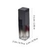 Healvian 5pcs Square Uv Black Gradient Lip Gloss Tubes Refillable Containers for Lip Oil Gloss Washable Reusable for Makeup Samples and Travel view 2