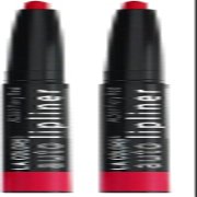L.A. COLORS Auto Lipliner Pencil, Fiery Red CAL569 (Pack of 2)