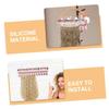 COMPUKAS Hanging Hair Extension Holder Salon Holder for Hair Extensions Wigs Ponytails Hanger Stand view 3